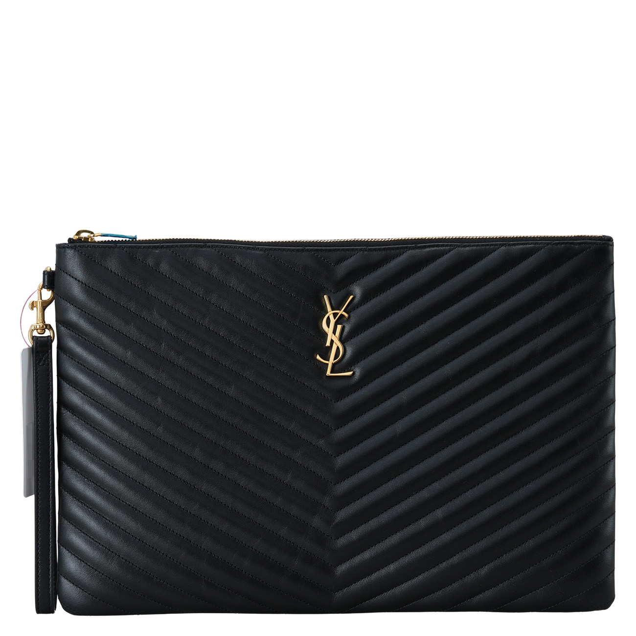 Yves Saint Laurent(USED)생로랑 440222 모노그램 쉐브론 클러치